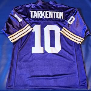Purple Football Jersey with White Number 10